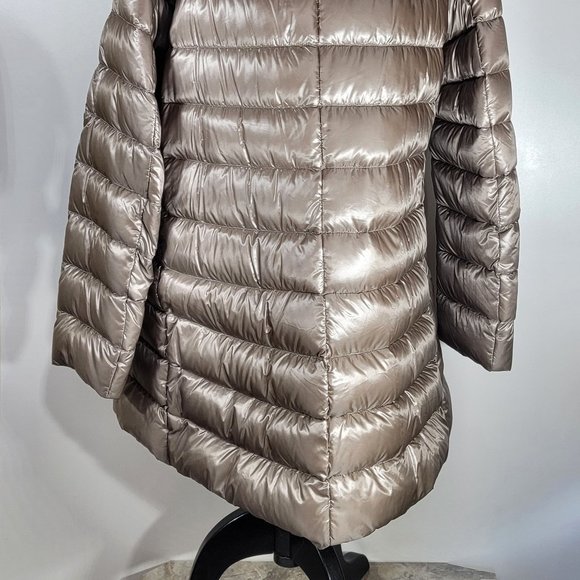 Herno Quilted Down Jacket Tortorachiaro Women's Size 50, NWOT - Picture 6 of 16